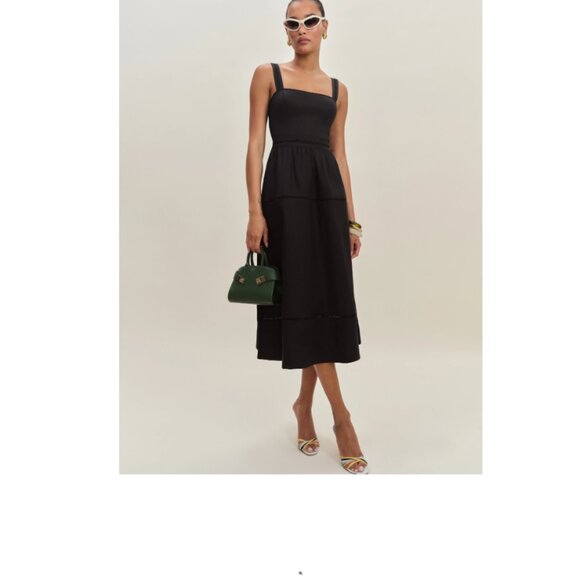 REFORMATION Everett Linen Dress Size 0